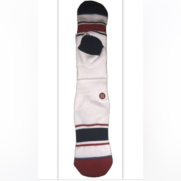 Stance Boston Red Socks Crew 1 Pair Mens 6-8.5 Baseball MLB Red White Blue BoSox - Picture 6 of 6